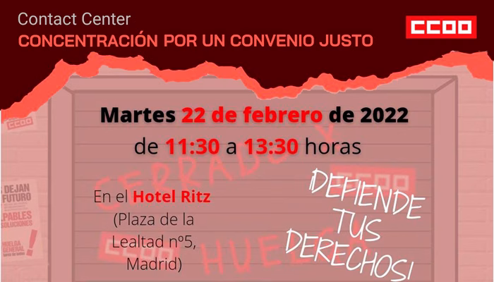 Contact Center se moviliza por un convenio justo